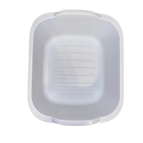 Sterilite 12Qt Dishpan Plastic,White Cutting Matt,Blue/Green Set (3pc set) - Picture 3 of 7